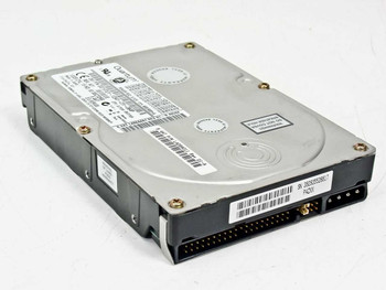 Quantum Fireball lct 6.4GB IDE hard drive — opposite top/side angle showing 40-pin IDE connector end