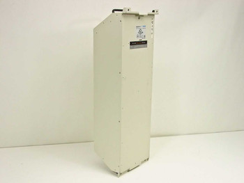 Cabletron 9C214-1 SmartSwitch 9000 Power Supply Module – left-side rear angle view showing rating label and UL sticker