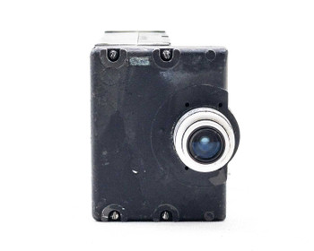 Perkin Elmer 917-FA 16mm Body Motion Picture Camera – front face view showing Ilex optical lens centered on housing
