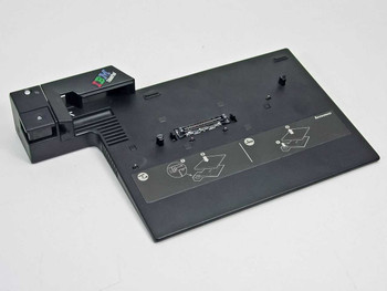 Lenovo ThinkPad Mini Dock Type 2505 41W6567 – top/front three-quarter view showing IBM ThinkPad logo and docking alignment guides