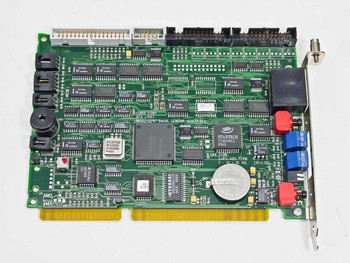 Cubix A3970 16-bit ISA Intelligent Environment Sensor card — full front (component side) view showing populated PCB, headers, and bracket