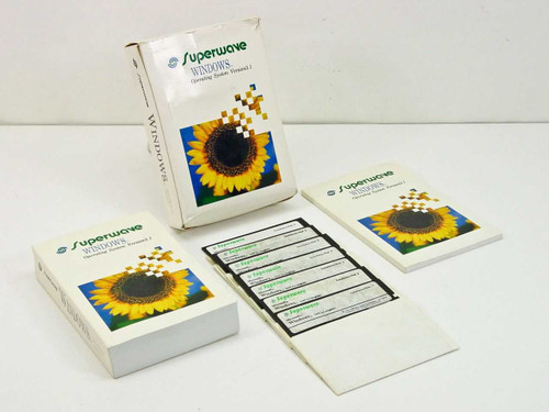 Microsoft Superwave Windows 3.1 OS 7x 5.25" Floppy Disks in Retail Box w/ Guides