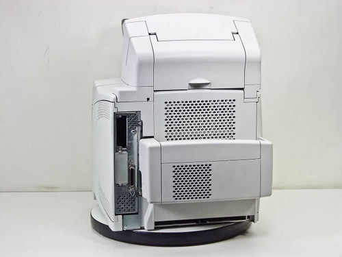 HP LaserJet 4200dtn Q2428A — rear view showing ventilation grilles and expansion slot panel