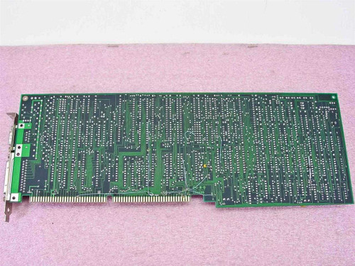 Zenith 85-3217-01 ISA I/O board solder side showing full-length PCB traces and edge connector