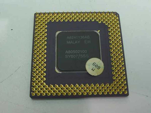 Intel A80502100 SY007 Pentium I 100Mhz Processor CPU Chip Vintage '92-'93