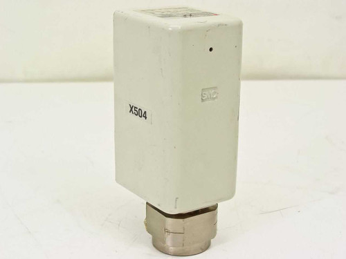 SMC ISE70-N02-43 Pressure Switch – rear view showing X504 marking and SMC logo on white housing