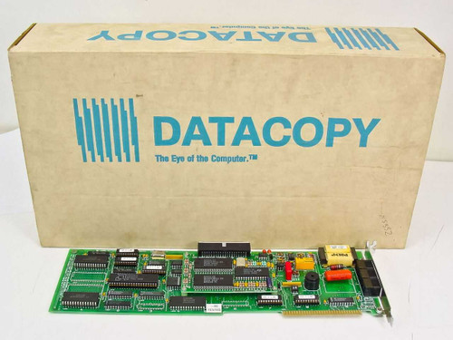 Datacopy Corp. 8 Bit ISA 3 Phone Plugs Vintage 1986 Microfax