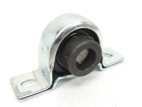 Fafnir RPB 3/4 ball pillow block bearing – angled front view showing stamped steel housing and bore
