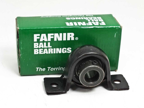 Fafnir RPB 5/8 ball bearing pillow block with original green Torrington Fafnir Ball Bearings box