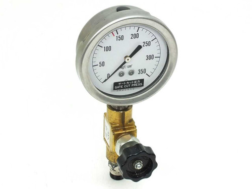 NKS Pressure Gauge w/ ASK SAN-400 Regulator Valve 350