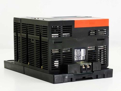 Mitsubishi A171SHCPUN Motion Controller rear view showing ventilation fins and AC power terminal block on A172B base unit