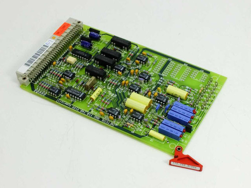 Netstal RNX 110.240.9199 System Board – reverse top-side angle showing IC array and yellow film capacitors