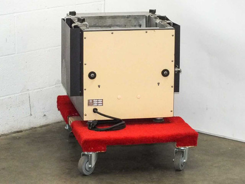Lab-Line 3535 Orbit Water Bath Shaker – rear view showing back panel, power cord, and stainless tank