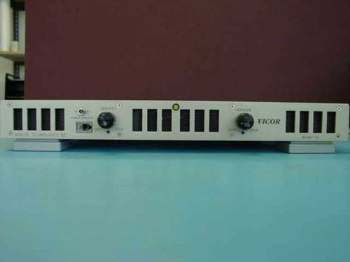Wohler Technologies MAM-1A Vicor Multimedia Audio Monitor — front panel view showing Vicor branding, rotary controls, and ventilation slots