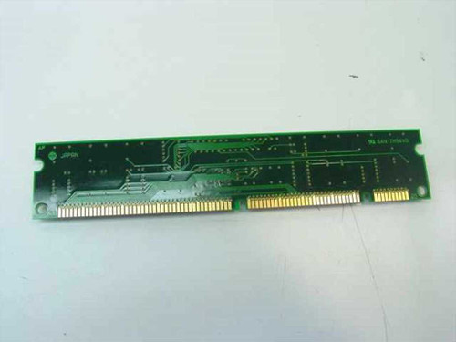 IBM 05H0933 16MB 72-pin DIMM — bottom/solder-side view showing gold edge connector