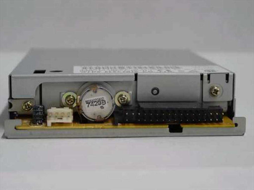 IBM 75H9550 Alps DF354H040A floppy drive — side view showing 34-pin ribbon connector and 4-pin power connector