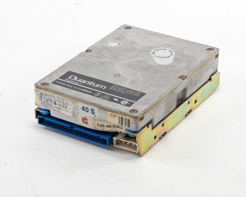 Quantum 40S 40MB 3.5" Half Height SCSI Hard Drive 940-40-9402 with Apple Logo