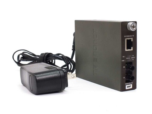 TRENDnet TFC-110MST 100Base-TX to 100Base-FX Multi Mode ST Fiber Converter