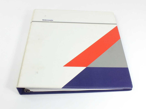 Tektronix Option 01 VXI Interface Daughter Board User Manual – front binder cover with Tektronix logo