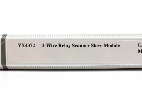 Tektronix VX4372 2-Wire Relay Scanner Slave Module Operating Manual – spine label reading VX4372 2-Wire Relay Scanner Slave Module
