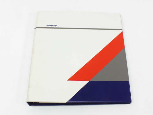 Tektronix VX4372 2-Wire Relay Scanner Slave Module Operating Manual – front binder cover with Tektronix logo and geometric color design