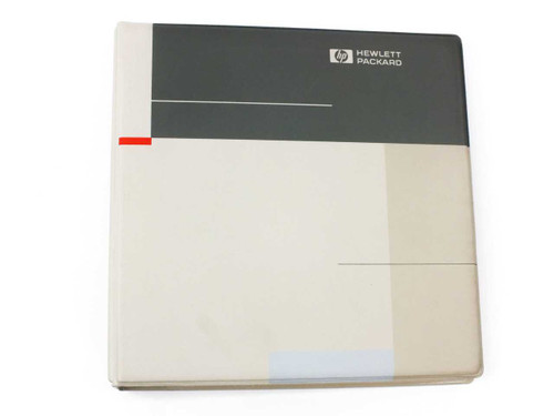 HP 16500A 16501A Logic Analysis System Operation Reference Manual – front binder cover with Hewlett-Packard logo