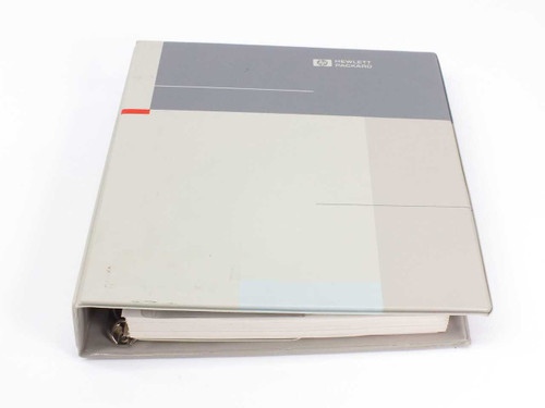 HP E1313 & E1413 High Speed Scanning A/Ds User's Manual with Driver Disks