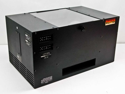 Olite AL100 lighting system – rear and side view showing power supply connector panel and ventilation slots