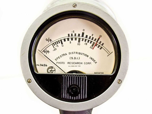 Photo Research 3656 3-Color Spectra Diode Meter Dual Readout with case - As Is