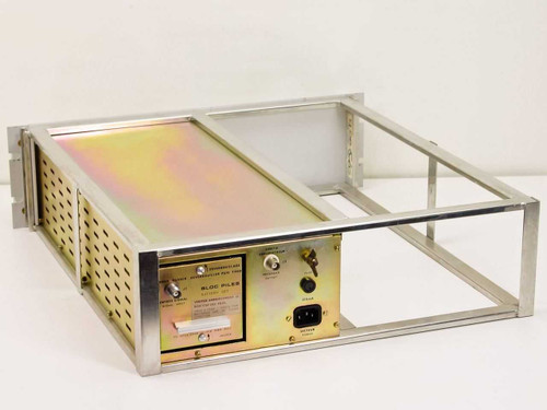 ISA Riber EPP.II electrometer rear view showing BNC signal input, recorder output, IEC power inlet, and battery compartment
