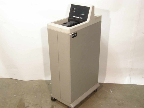 Matrix Instruments PCR Film Recorder 60-23-0012 – full front view showing floor-standing cabinet on casters with top control panel