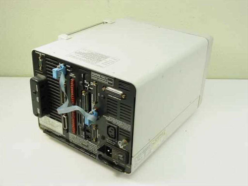 Mennen Medical Model 282 Telemetry Networking Device – rear panel view showing multiple D-sub connectors, ribbon cables, and IEC power inlet