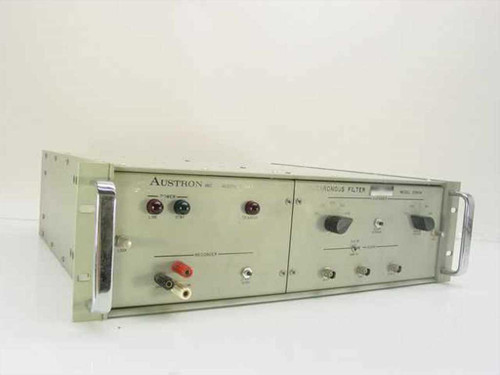 Austron 2090A Synchronous Filter Option 01 – angled front-left view showing full front panel with rack handles