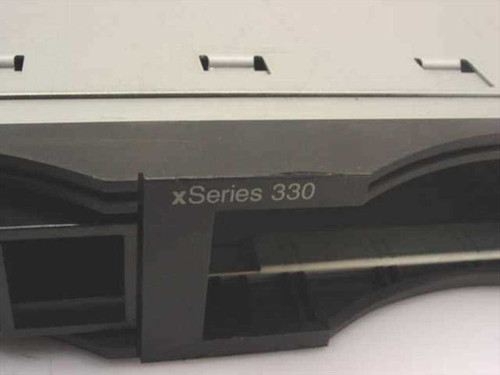 IBM xSeries 330 front bezel closeup showing xSeries 330 model name badge