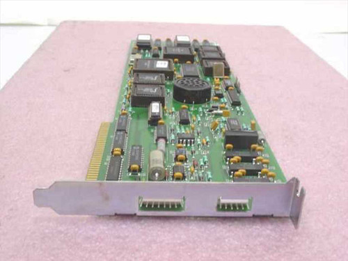 Ventritex 2000828 Communications Card – angled front view showing component side with ISA edge connector and bracket