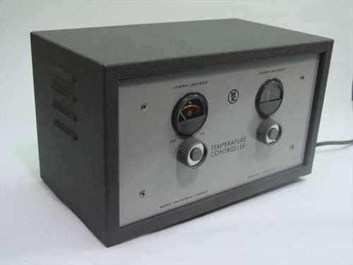 Barnes Engineering Co. 11-110-2 Temperature Controller — front panel three-quarter view showing control indicator meter, degrees centigrade meter, and two control knobs
