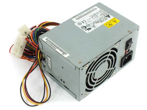 Delta DPS-145PB-82 A 145W ATX power supply – front and top view showing fan and cable harness