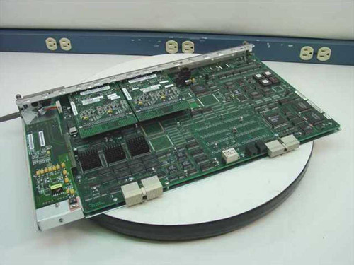 Nortel Bay Networks 5720 ATM MDA Host Module – angled top view showing full board length, daughtercard, and rear connector edge