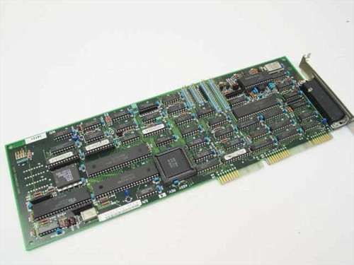 DTC 20721 ISA MFM Controller Card – reverse angle top view showing main controller chip and ISA edge connector