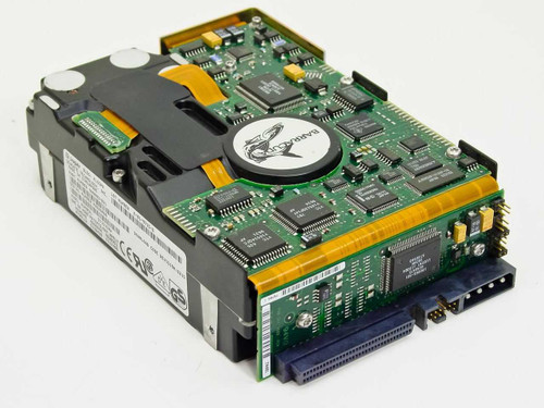 Seagate ST15150W 4.3GB Fast Wide SCSI-2 hard drive — top/PCB view showing controller board with Barracuda logo and 68-pin connector