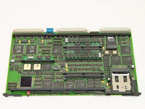 Bay Networks 111316-08 circuit board – top side rear view showing full PCB layout and dual high-density edge connectors