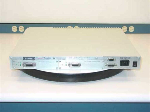 Ascom Timeplex LR29607 TIME/LAN Access Router – rear panel view showing DB-9 and DB-15 ports and IEC power inlet