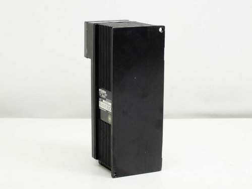 Mitsubishi AY51C MELSEC PLC Output Module – left side profile view showing finned heat-sink housing and label with model information