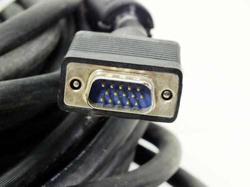 Black 100-ft LONG VGA Cable - 15-Pin SVGA Male / Male Connectors