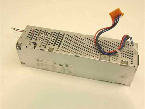 Sun Microsystems APS-28 power supply front-left angled view showing perforated metal housing and output wire harness