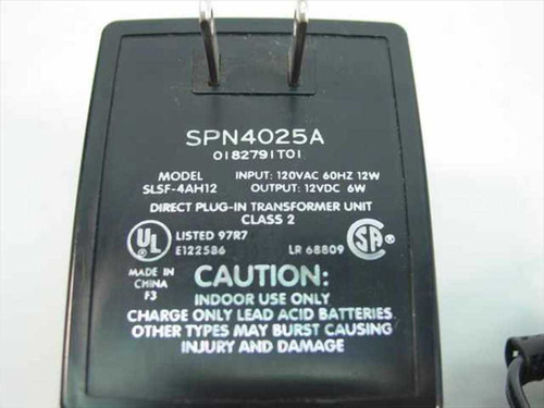 Motorola SPN4025A 120V AC Power Adapter 12VDC 400mA - Car Cigarette Lighter Port