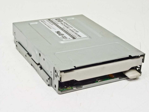 HP 5182-5536 1.44MB 3.5 inch floppy disk drive – front and top view showing bezel and media slot