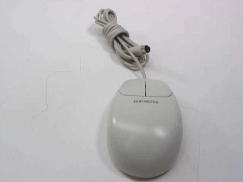 Kensington 19400 ValuMouse 2-button PS/2 wired ball mouse – top/front view showing gray body and Kensington logo
