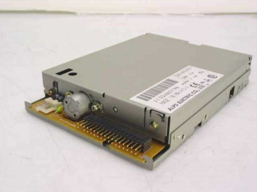 Alps Electric DF354N019B floppy drive — right side and rear view showing 34-pin ribbon connector interface and drive mechanism