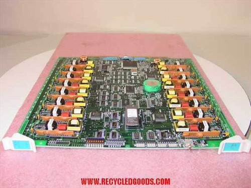 NEC PA-16ELCJ NEAX 2400 IMX PBX plug-in module – angled top view showing card height and edge connectors